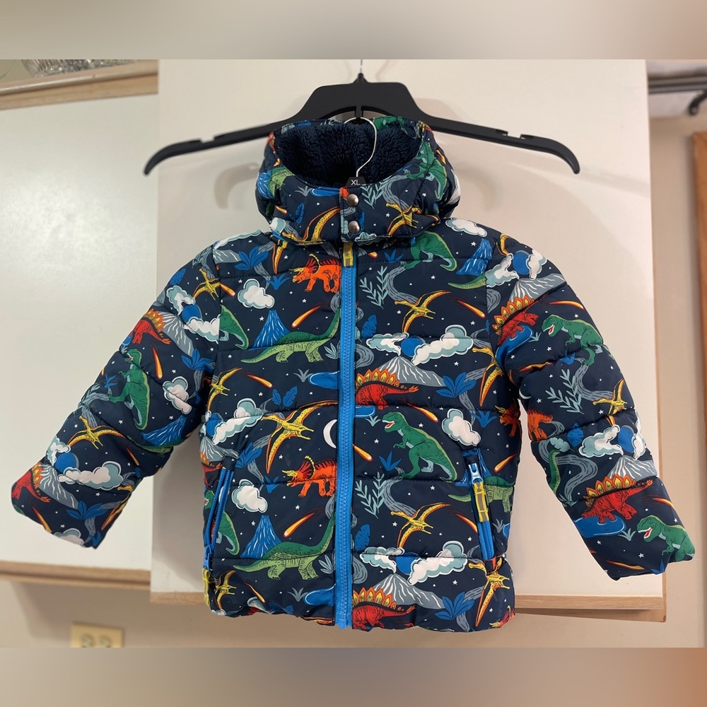 Mini Boden 2-3Y Boden winter coat with fleece lining